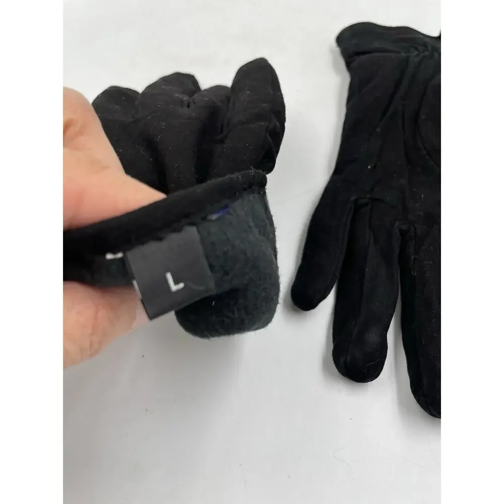 Winter Gloves Black Size Large EUC